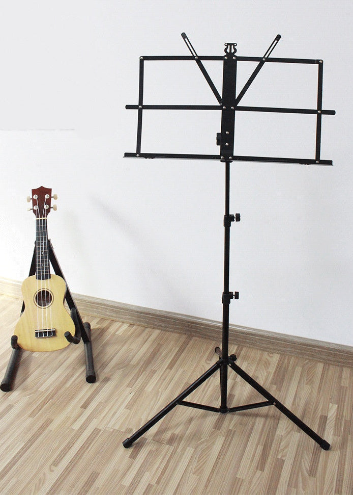 Portable music stand，Home music stand，Foldable and height-adjustable，