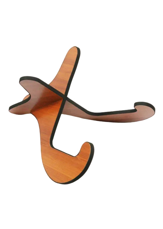 Wooden Ukulele Floor Stand, Foldable and Portable Wooden Violin Stand