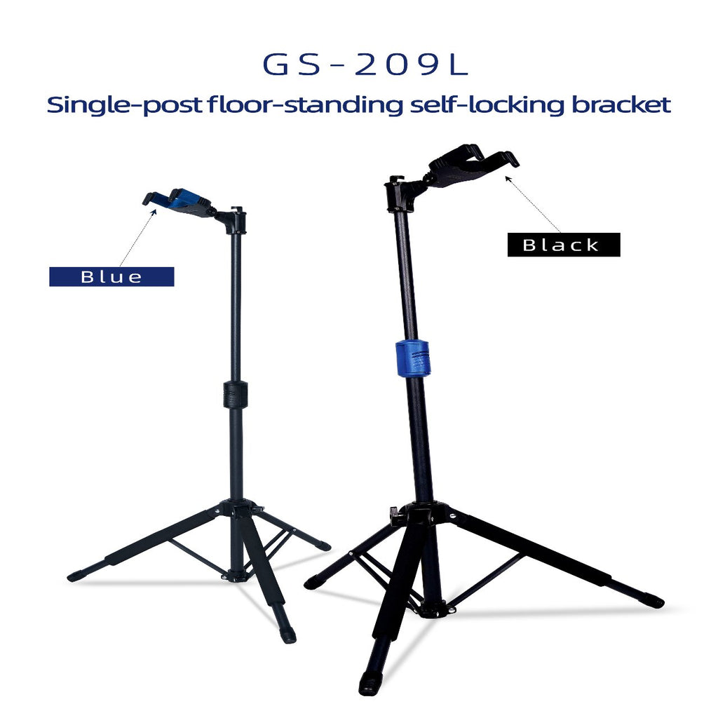 Guitar stand, floor-standing gravity stand