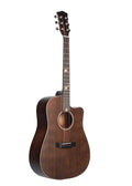 40-inch matte-finish Shabbi Maple Maple-Style Solid-Body Acoustic Guitar.