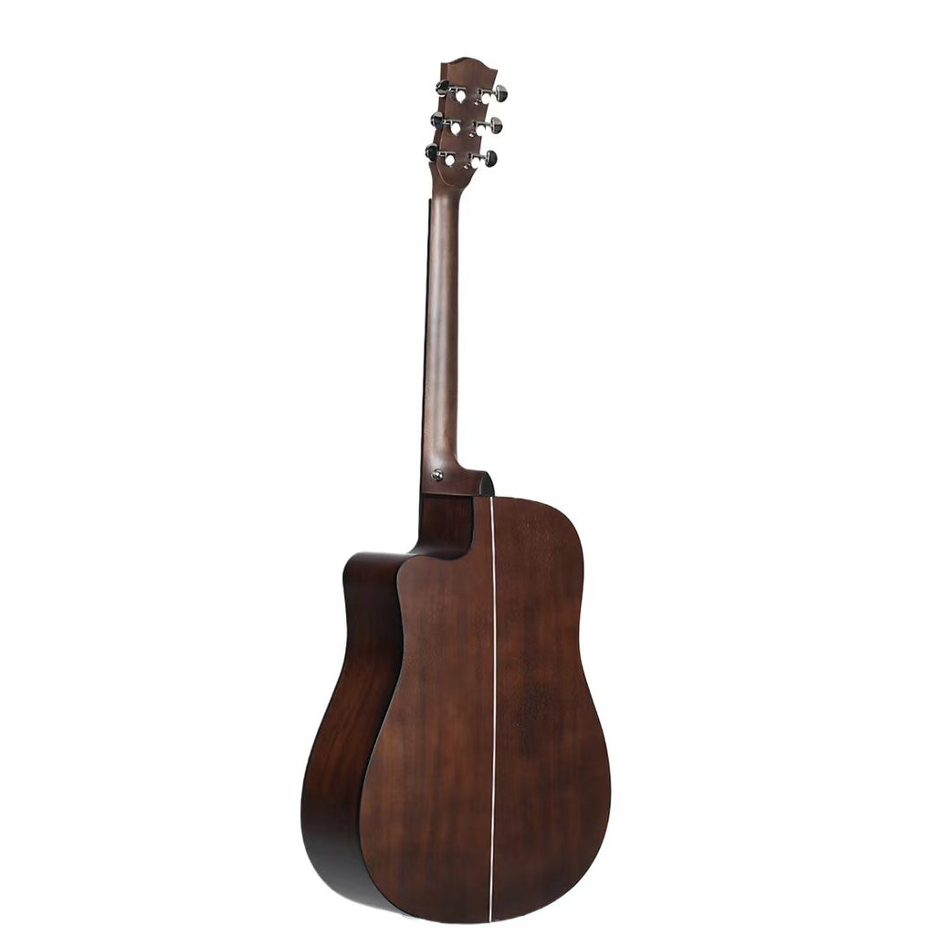 40-inch matte-finish Shabbi Maple Maple-Style Solid-Body Acoustic Guitar.