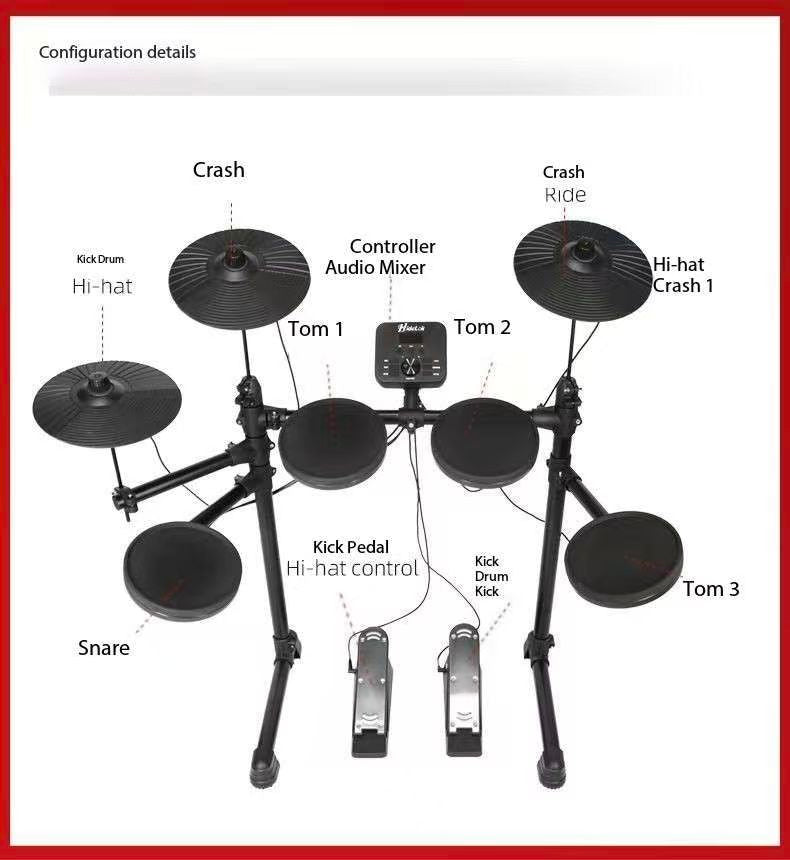 Professional electronic drum set.p3L