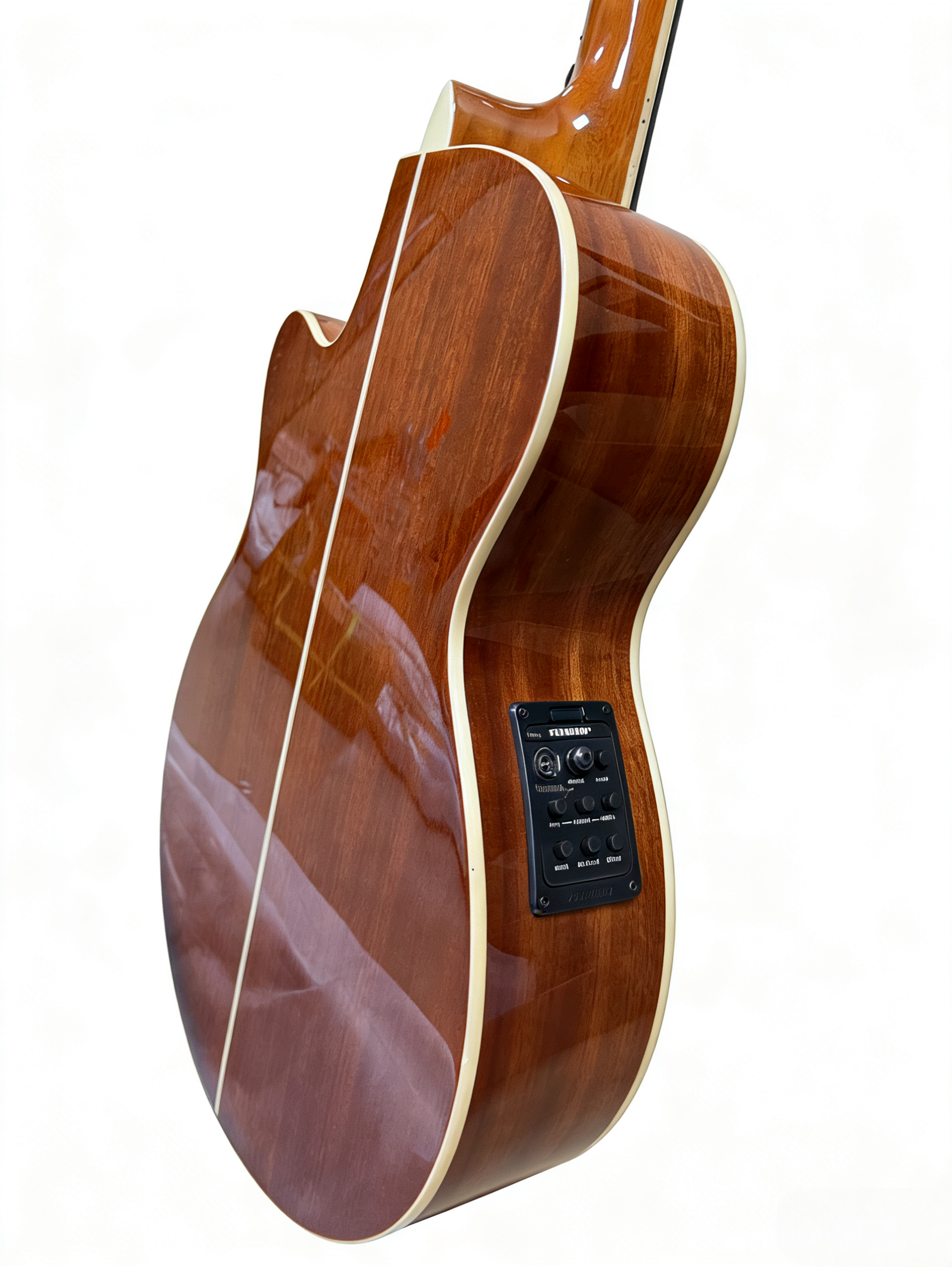 40-inch glossy cloud plate acoustic guitar with a professional 301 pickup.CG-208EQ