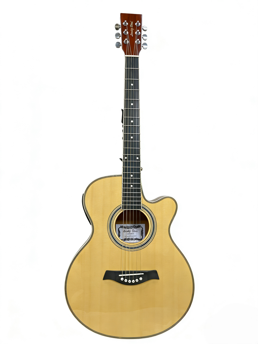 40-inch acoustic stage guitar, high-gloss finish with advanced pickup CG-202EQ