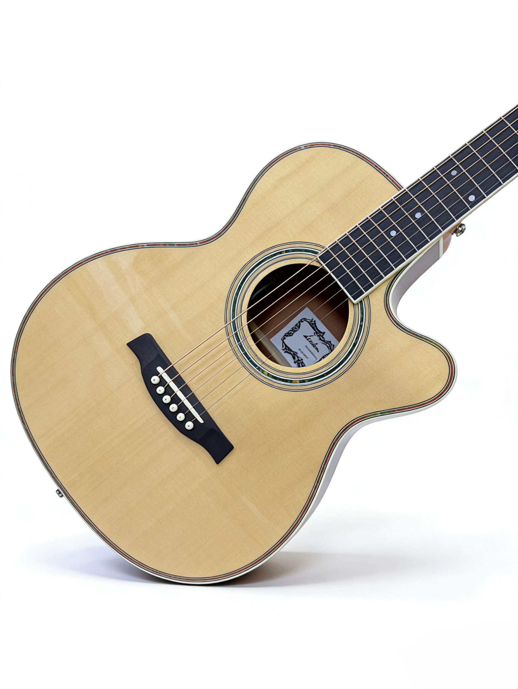 40-inch acoustic stage guitar, high-gloss finish with advanced pickup CG-202EQ