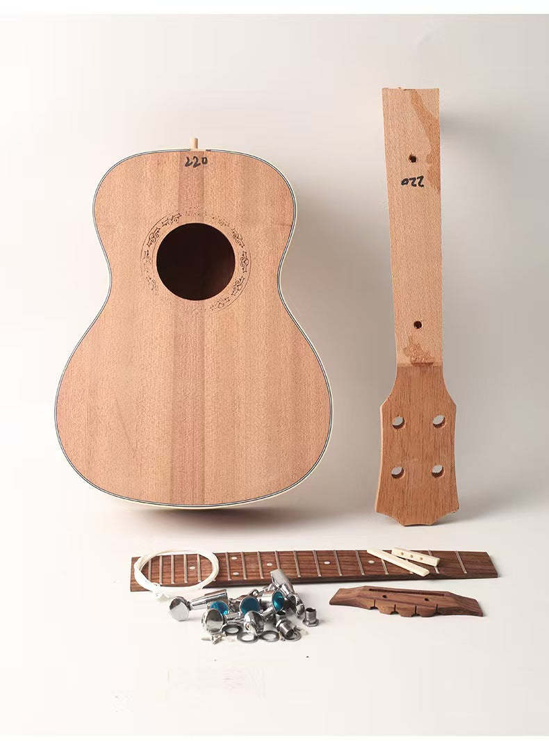 DIY ukulele kit: materials for hand-assembling and painting your own instrument