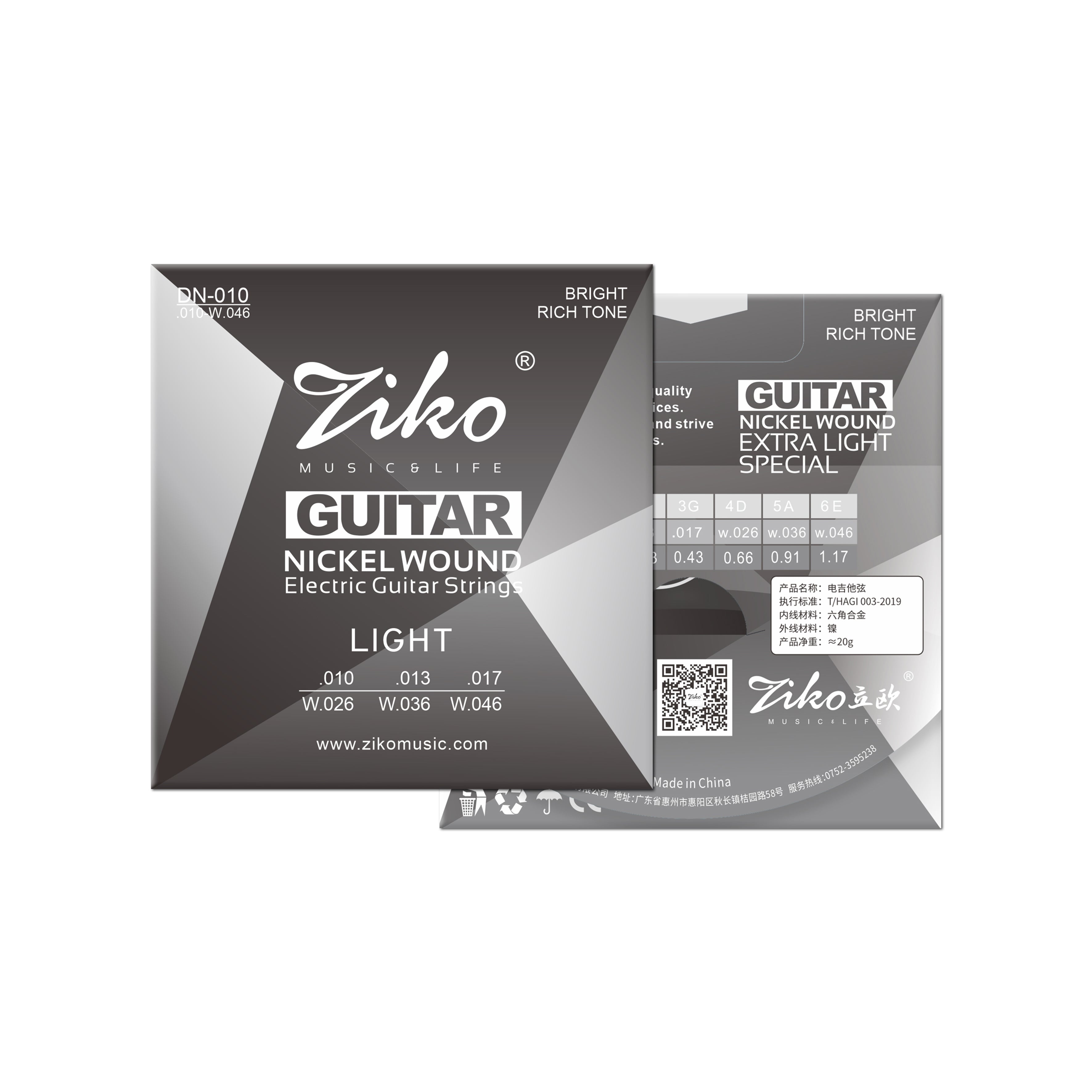 ziko DN-010 Electric guitar strings
