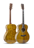 Solid Golden Nanmu Acoustic Guitar