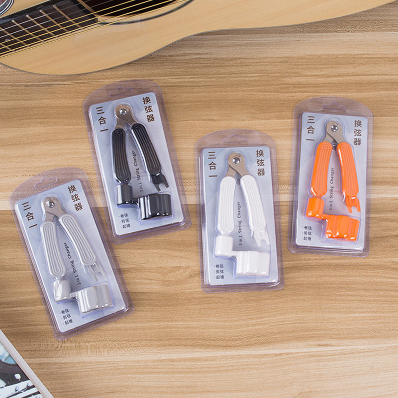 Spring winder，Changing string，scutting the strings and Nail pullerThree-in-one