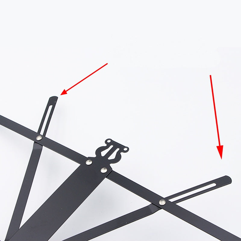 Portable music stand，Home music stand，Foldable and height-adjustable，