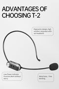Universal headset-style wireless microphone