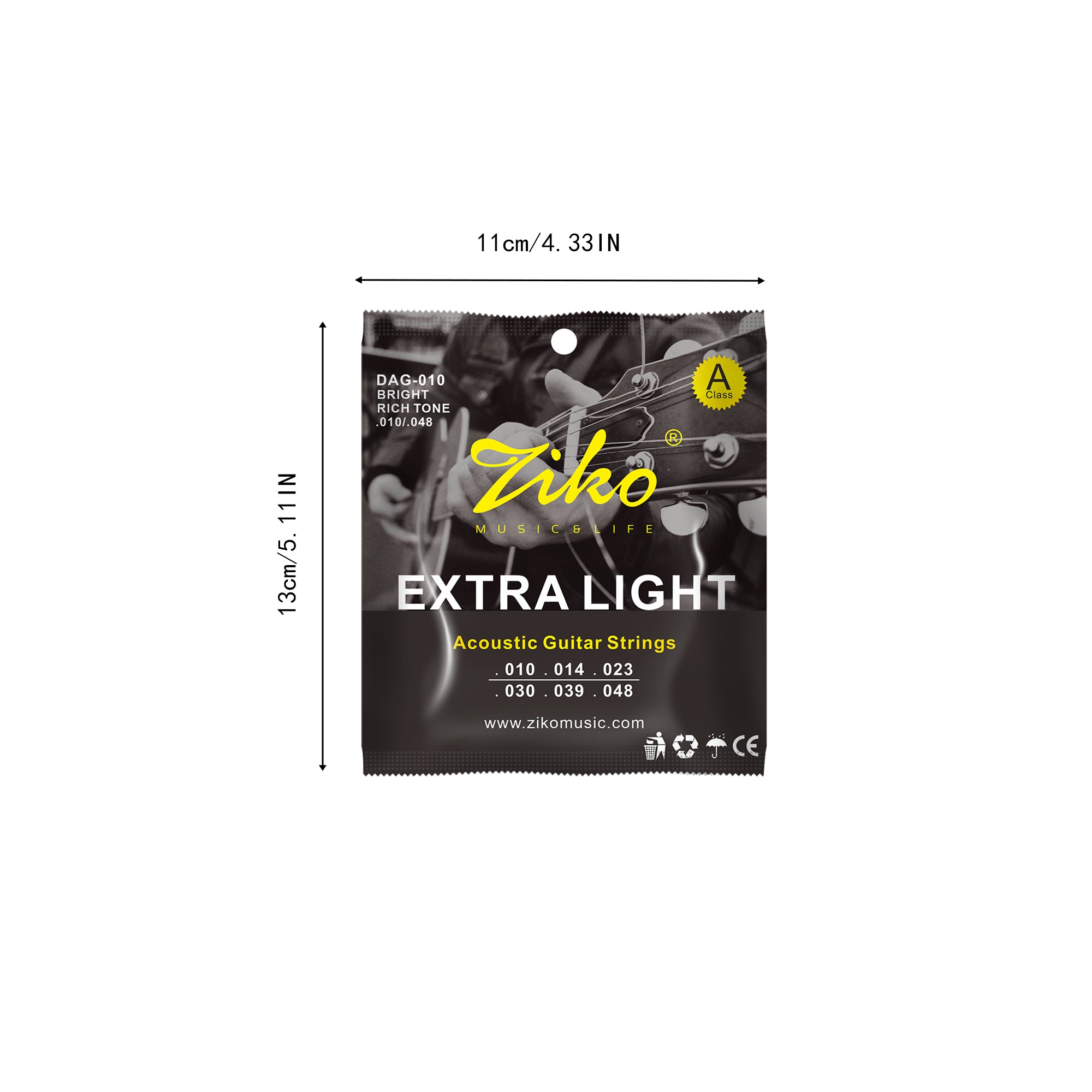 ziko Folk String Set Folk Brass Popular DAG-010