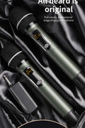 Handheld wireless microphone – ideal for home karaoke, stage performances, meetings and live streaming