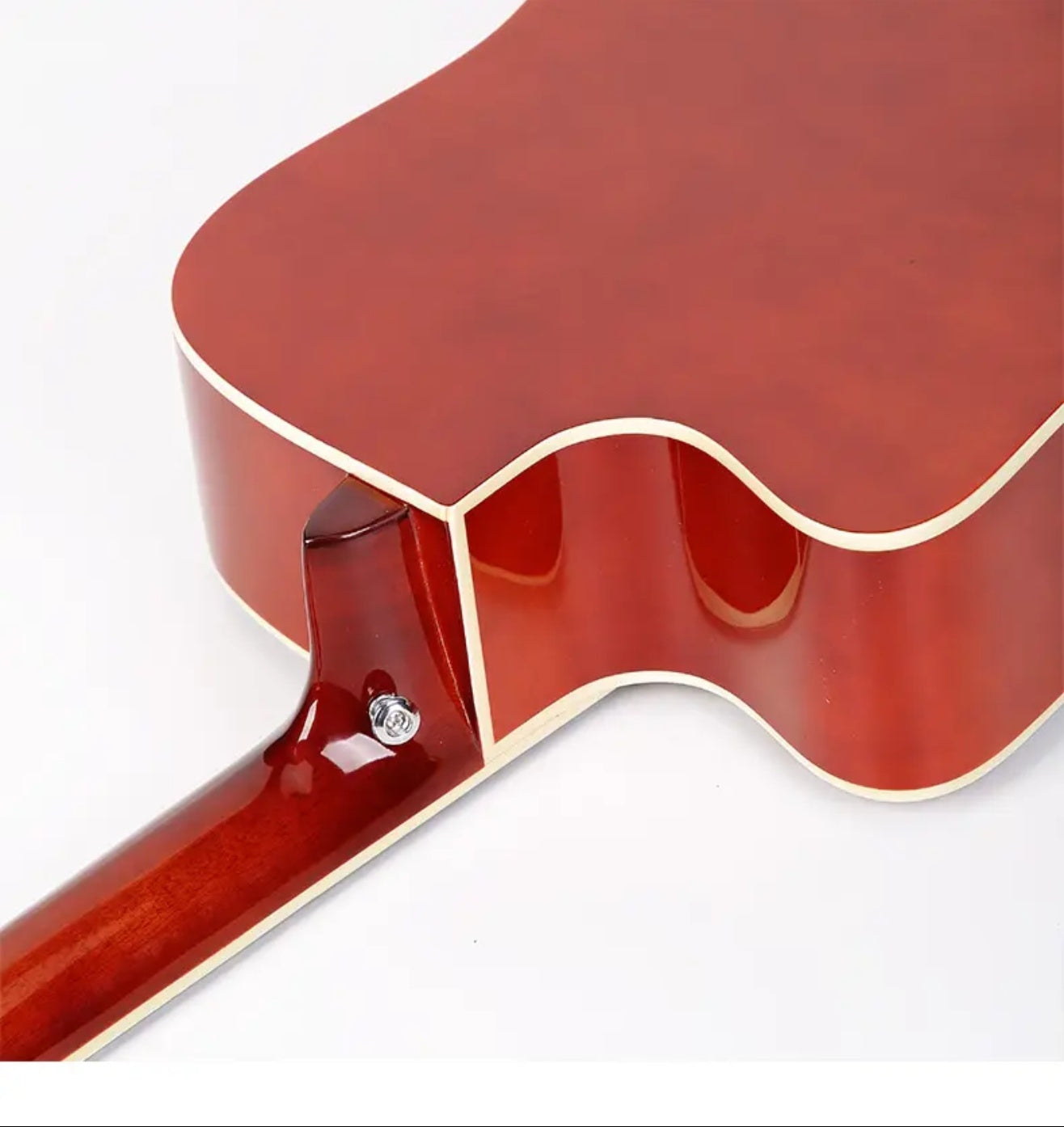 41-inch polished sapele guitar，Recommended for folk music beginners