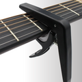 ABS 2-in-1 capo，Adjustable plastic pegs，Remove the nail