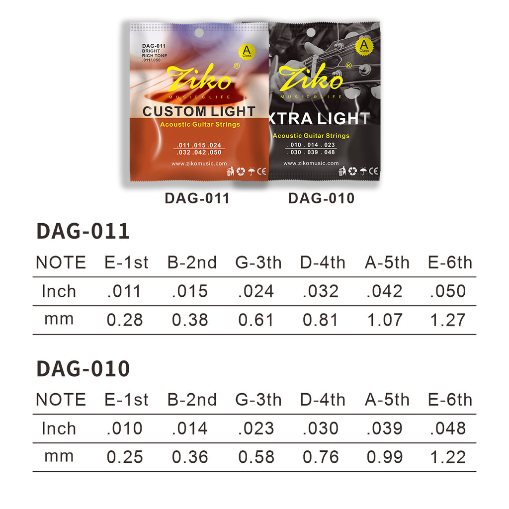 ziko Folk String Set Folk Brass Popular DAG-010