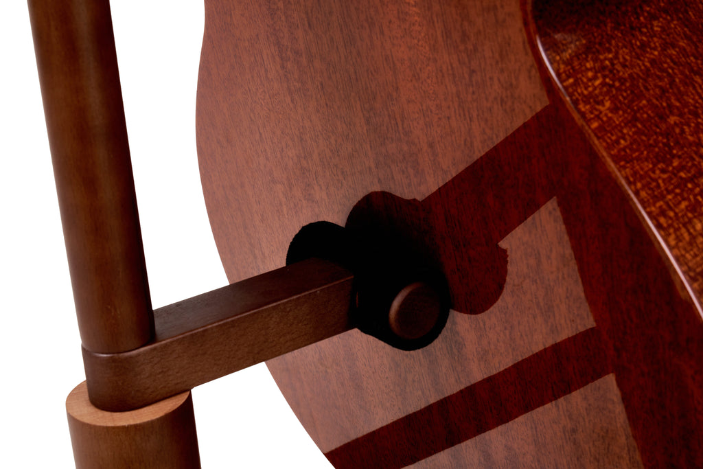 Wooden upright guitar stand，Detachable floor stand