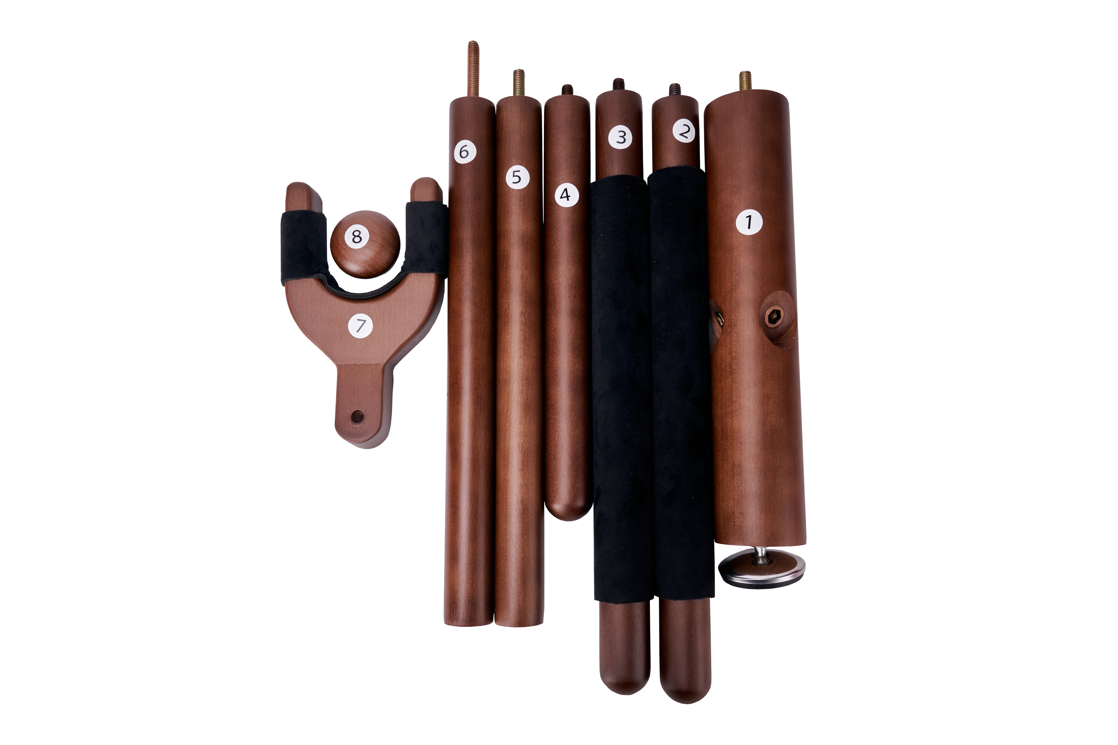 Wooden upright guitar stand，Detachable floor stand