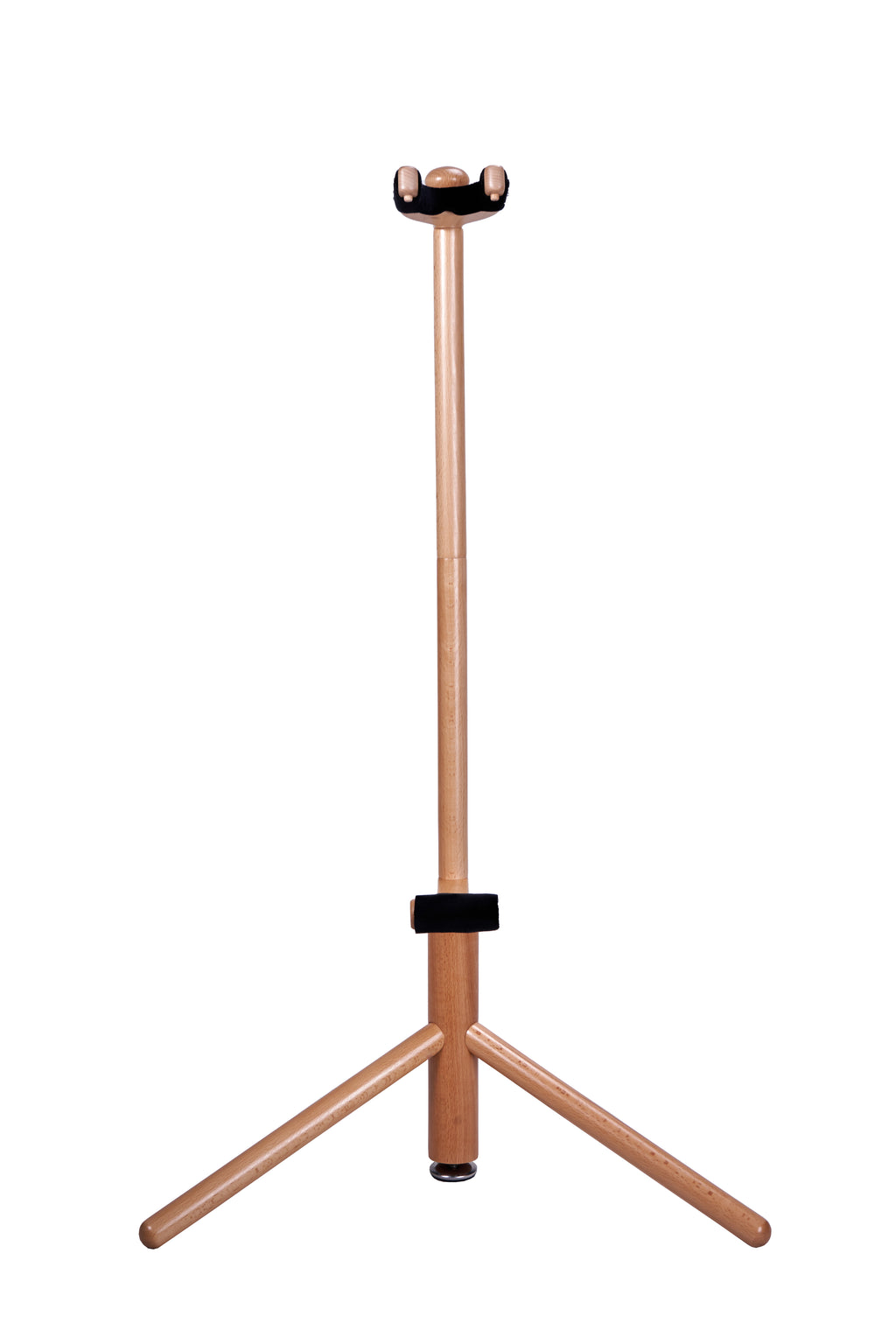 Wooden upright guitar stand，Detachable floor stand