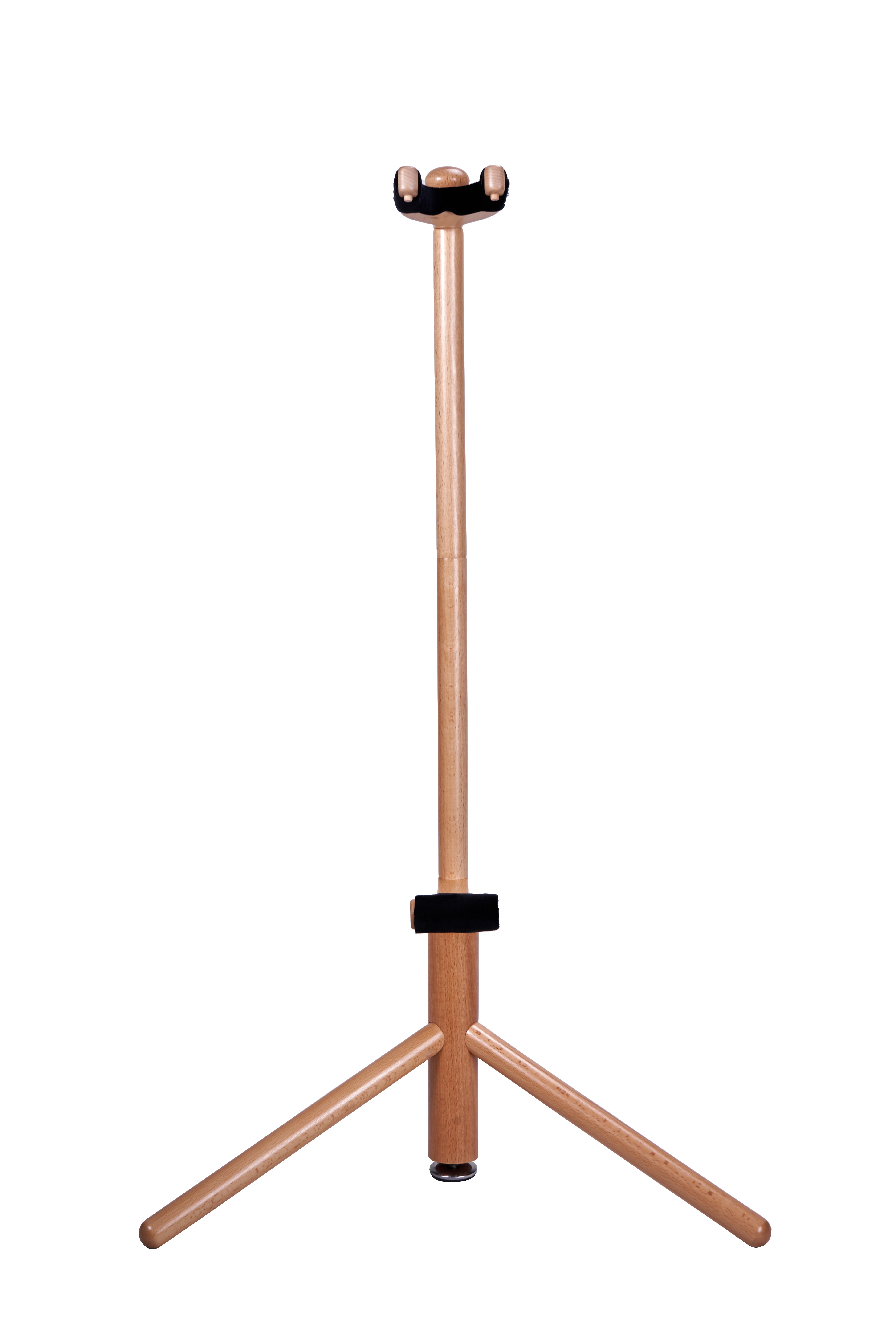 Wooden upright guitar stand，Detachable floor stand
