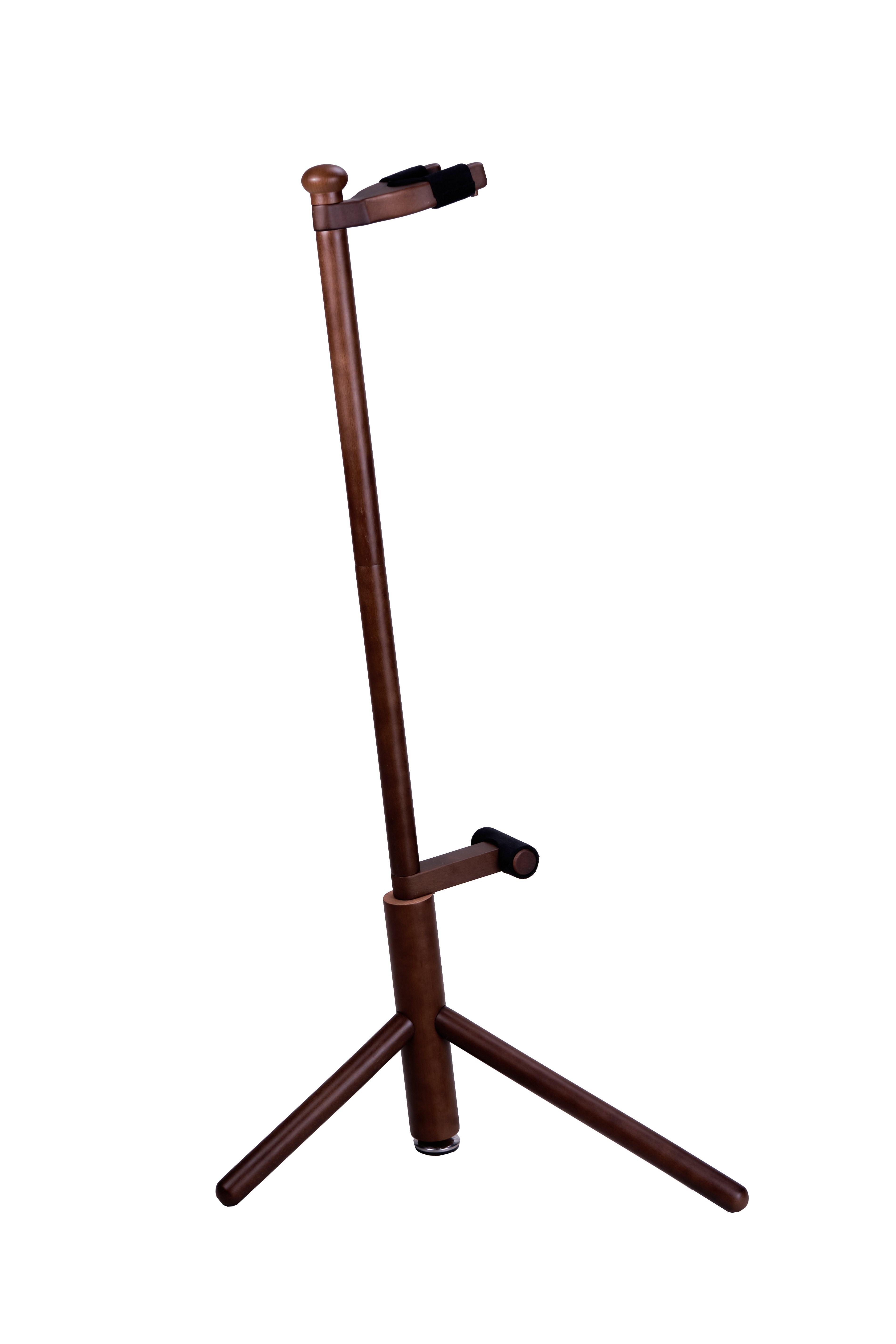 Wooden upright guitar stand，Detachable floor stand