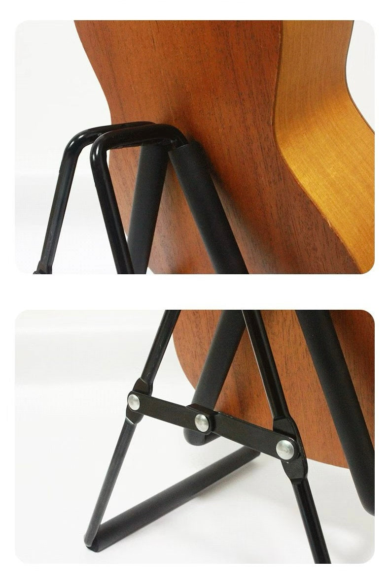 Guitar Stand, Floor-Standing Stand, Classical Violin, Folk, Home Use, Metal Stand for Acoustic Guitars and Ukuleles