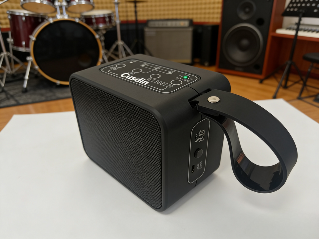 Mini Electric Guitar Amp Mini Speaker Electric Bass Bluetooth Bass Outdoor