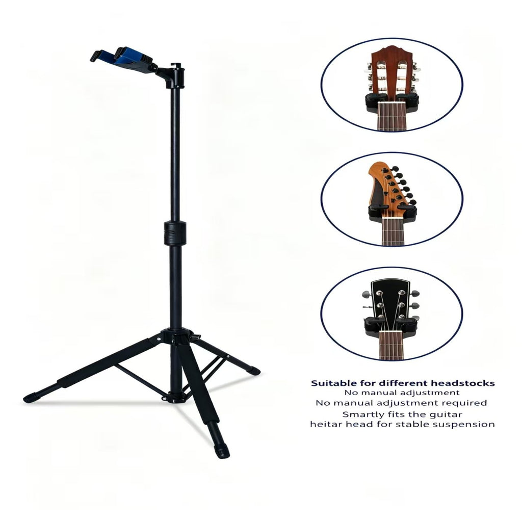 Guitar stand, floor-standing gravity stand