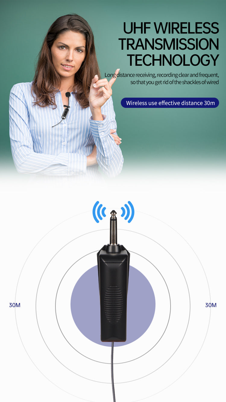 T-4 Clip-On Wireless Multi-Function Noise-Cancelling Microphone