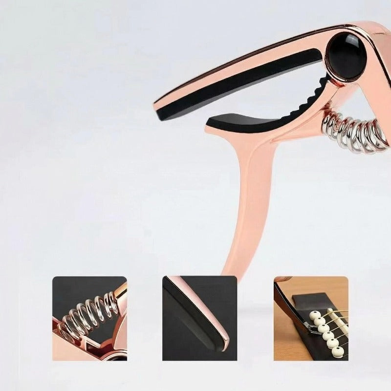 2-in-1 capo for guitar and ukulele