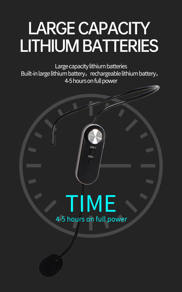 Universal headset-style wireless microphone