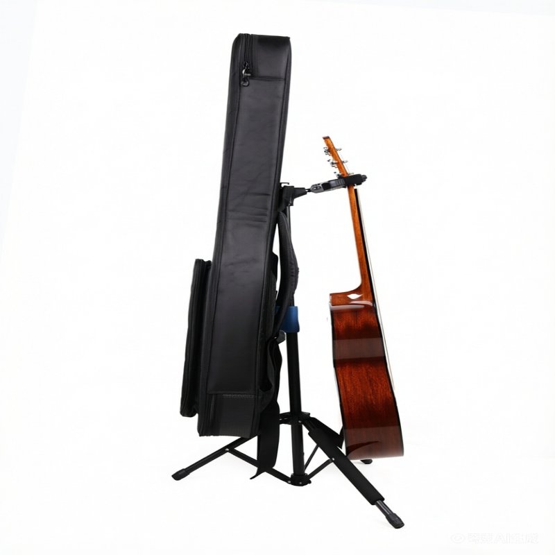 Upright guitar stand，Foldable and adjustable，Easy to carry